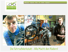 Tablet Screenshot of die-fahrradwerkstatt.info